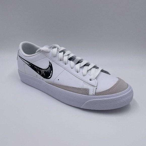 Nike Blazer Low ' 77 White / Black Womens Shoes - Picture 7 of 8
